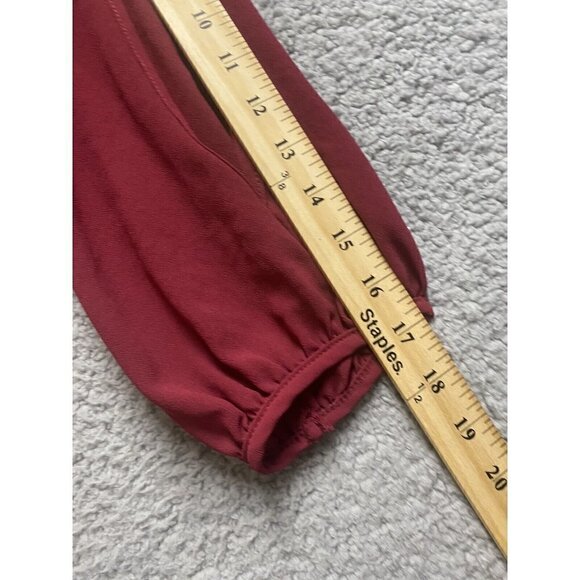 LULUS Women's Red Split Half Sleeve Dress Size XS - Picture 8 of 8